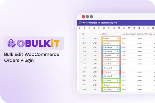 OBULKiT - Bulk Edit WooCommerce Orders plugin by ithemeland