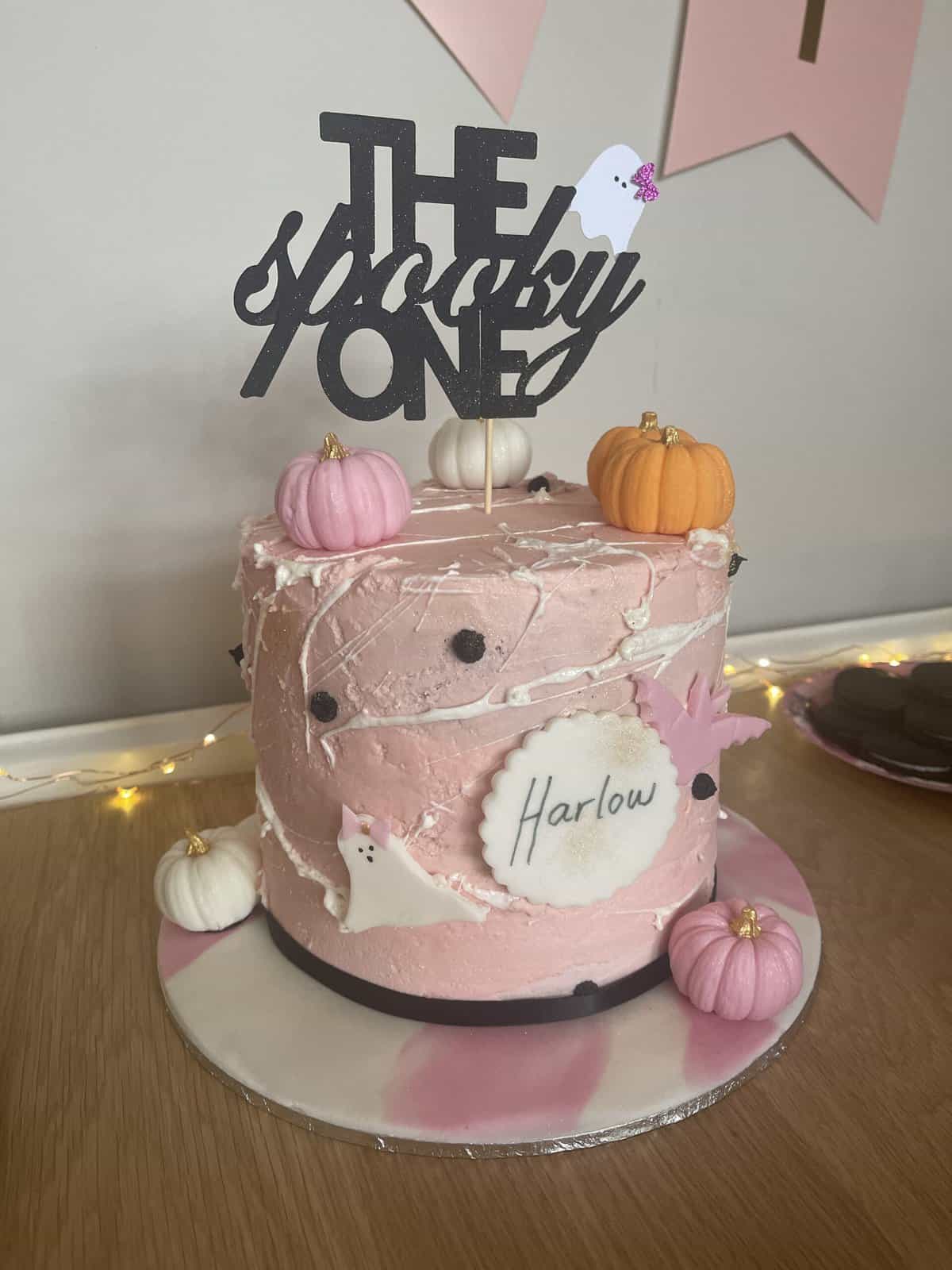 Adore Charlotte Spooky ONE Girl First Birthday Party Theme