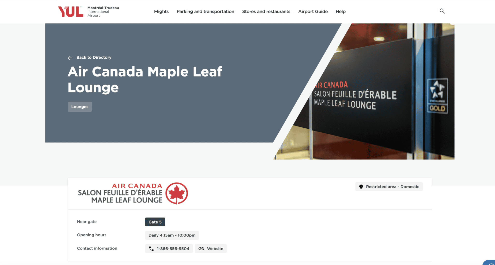 Maple Leaf Lounges: Locations, Access & Tips 4 Maple Leaf Lounge (Montréal–Trudeau airport)