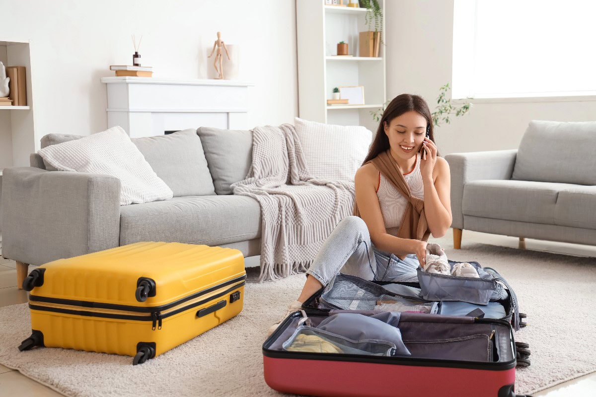 how to pack a suitcase for a plane