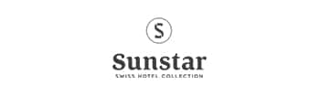 A logo in the portfolio featuring the word sunstar.