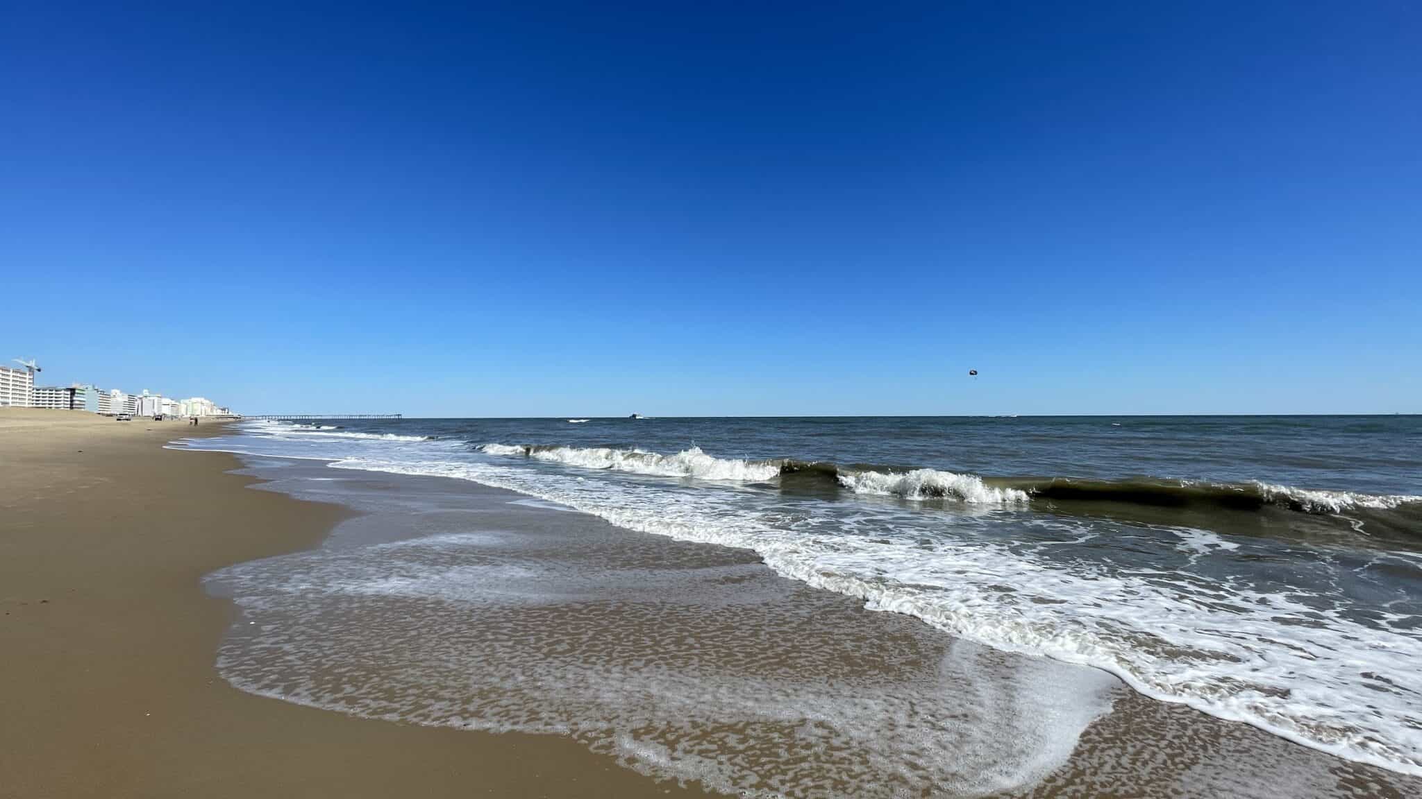 The oceanfront at Virginia Beach, Virginia, 2022. Perkins lived in Virginia before the killing. Context only.