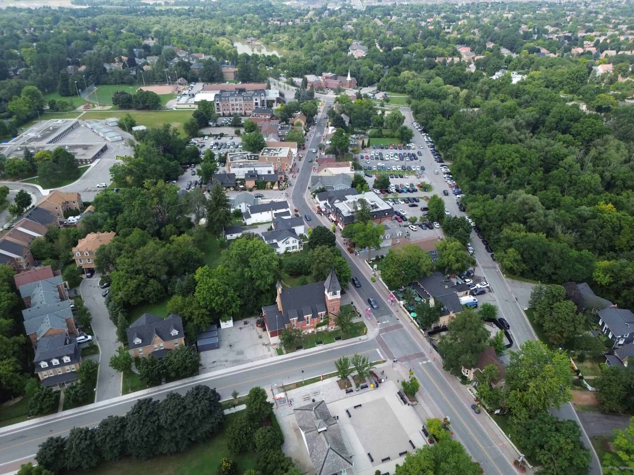 Main Street, Unionville, Markham, Ontario, 2024. The Pan family home, where Bich Ha Pan was killed on November 8, 2010,