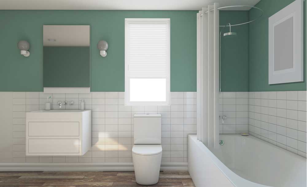 Wand streichen: Welche Farbe eignet sich für das Bad? bad-streichen