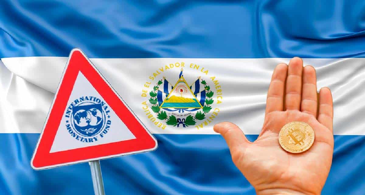 International Monetary Fund (IMF) sends 2nd "ultimatum" to El Salvador in advance of launching bitcoin law 1 The International Monetary Fund (IMF) sent "ultimatum" Second visit to El Salvador before the launch of Bitcoin Law