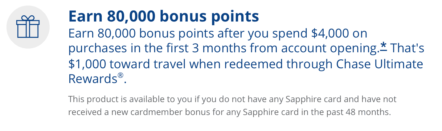 Get 80,000 Welcome Bonus Points With Chase Sapphire Credit Card Limited Time Offer 1 image 6