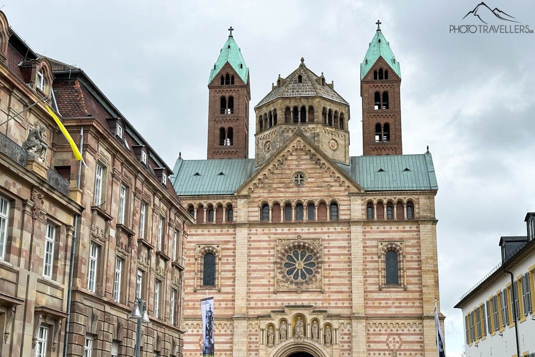 Der Blick auf den Kaiserdom Speyer