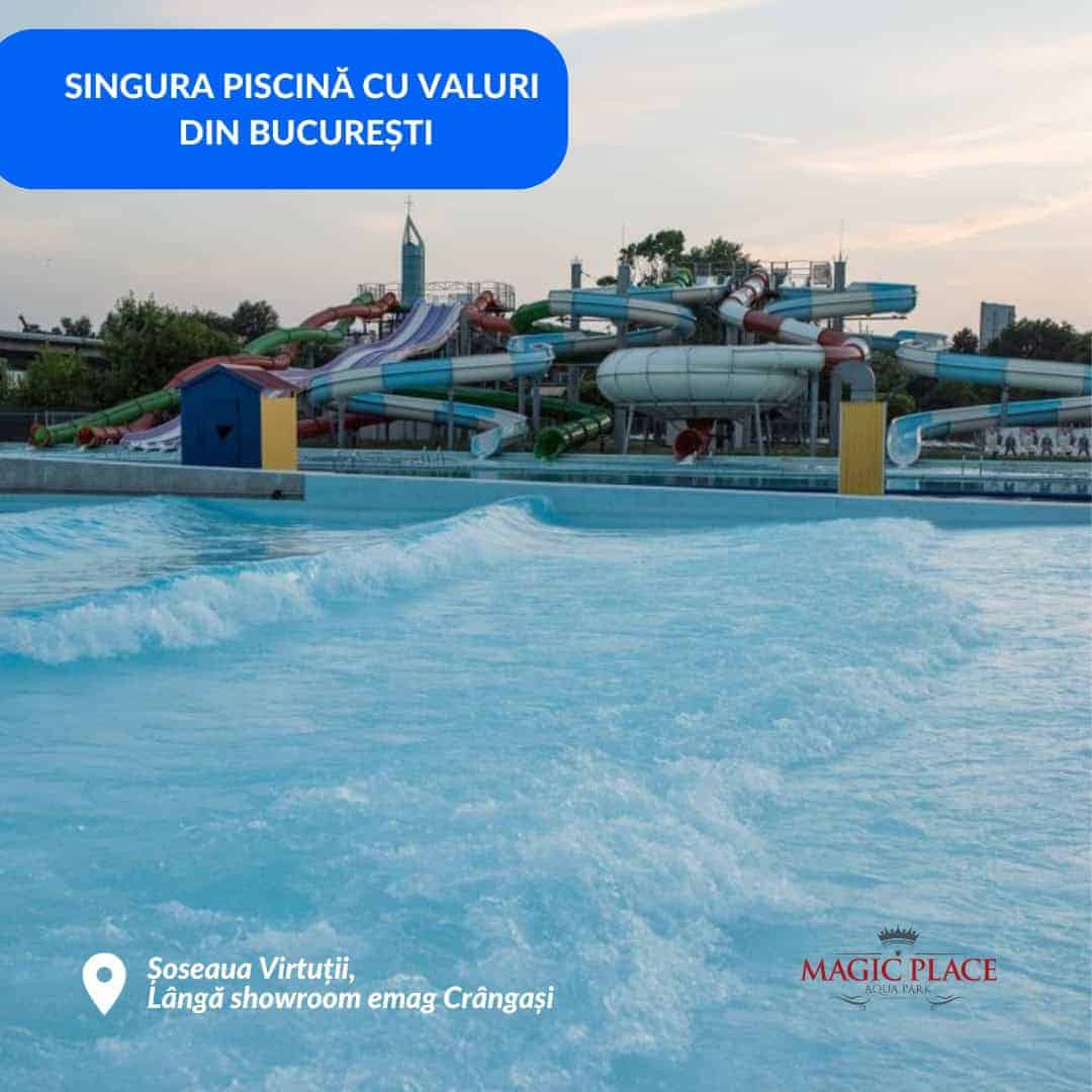 PARCURI ACVATICE BUCURESTI Magic Place Crangasi piscina cu valuri