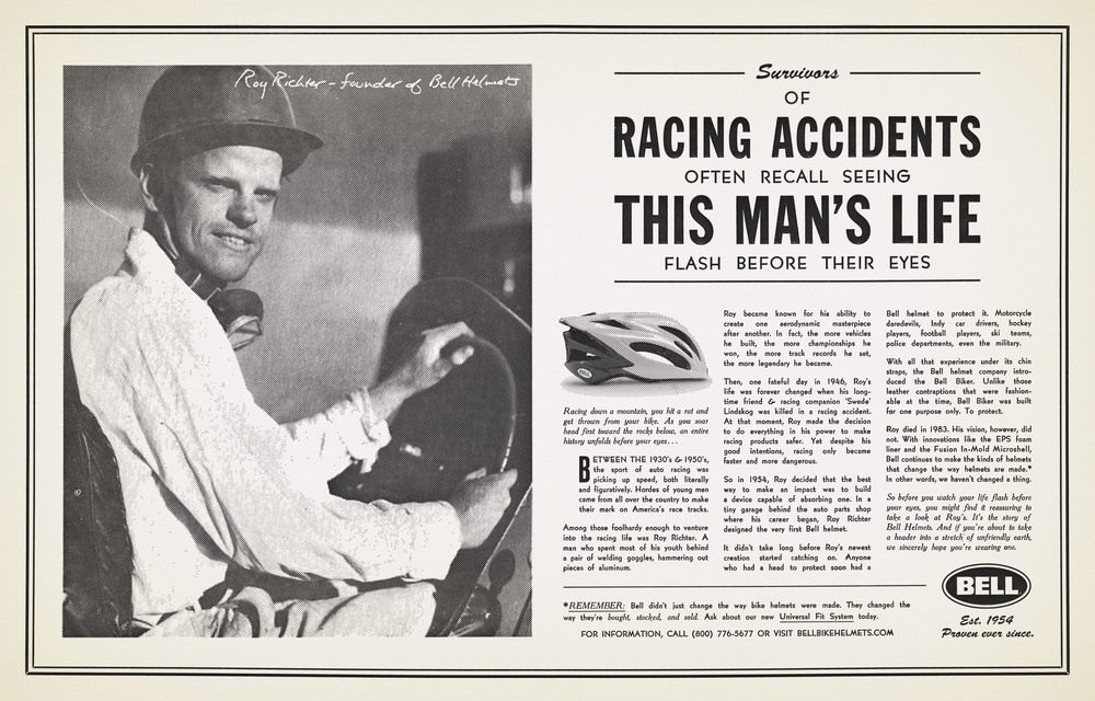 Bell Helmets ad.