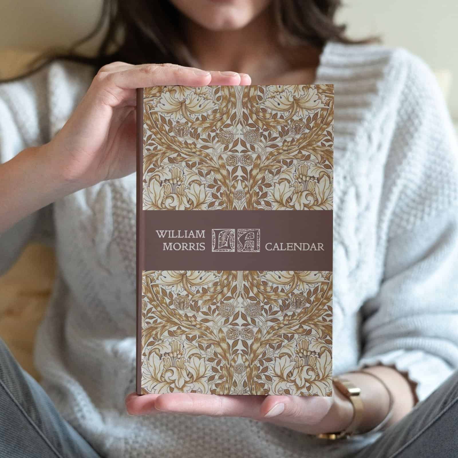 il_fullxfull.4519485057_qz7q.jpg William Morris: African Marigold, a perpetual calendar as your very own personalized planner