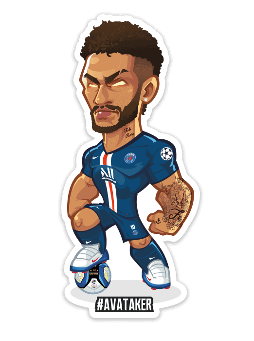 neymar pegatina