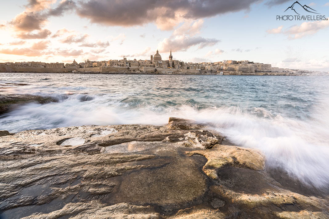 Testbild in Valletta am Morgen