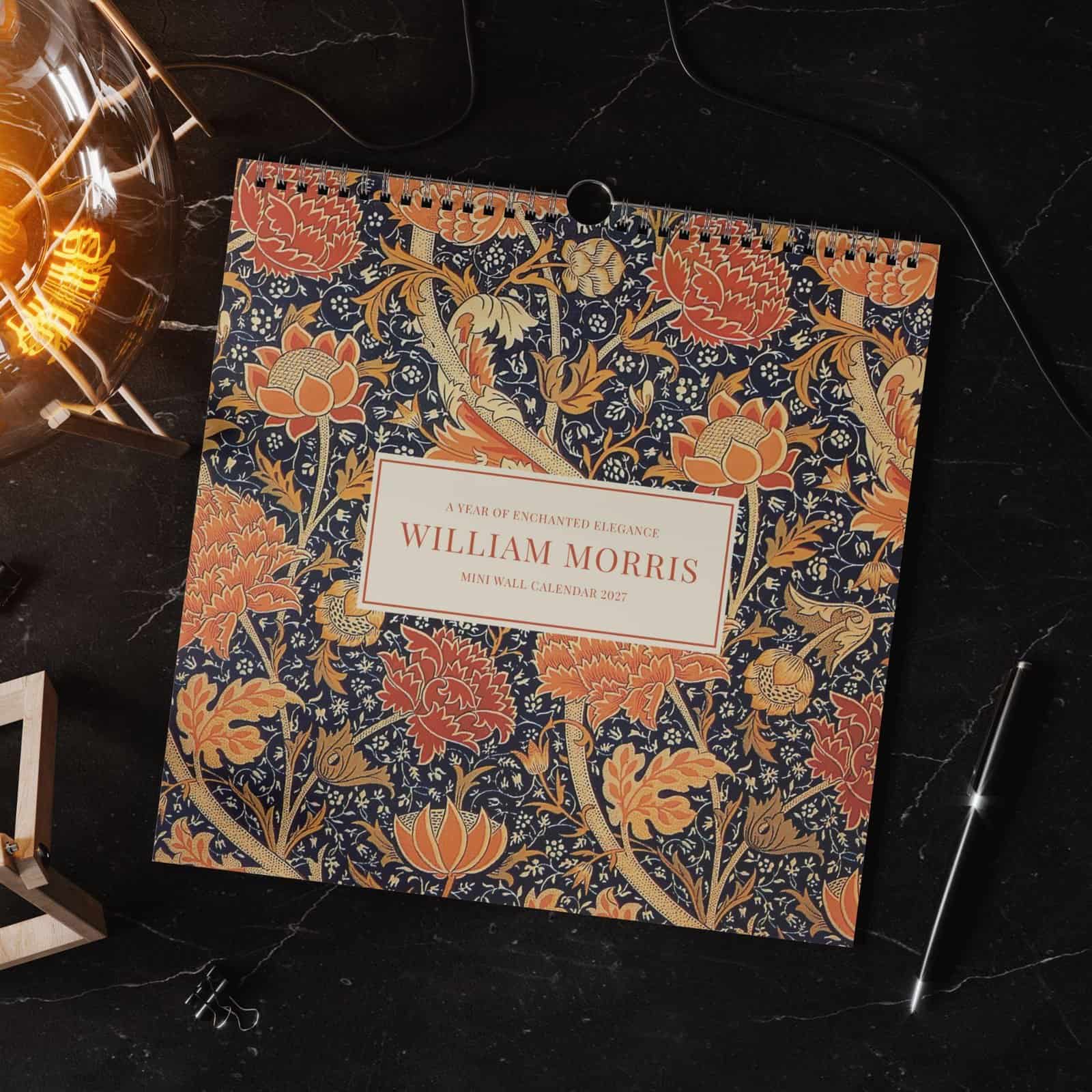 Honeysuckle William Morris - Honeysuckle, Wall Planner, Victorian Pattern, Semi-Glossy Paper