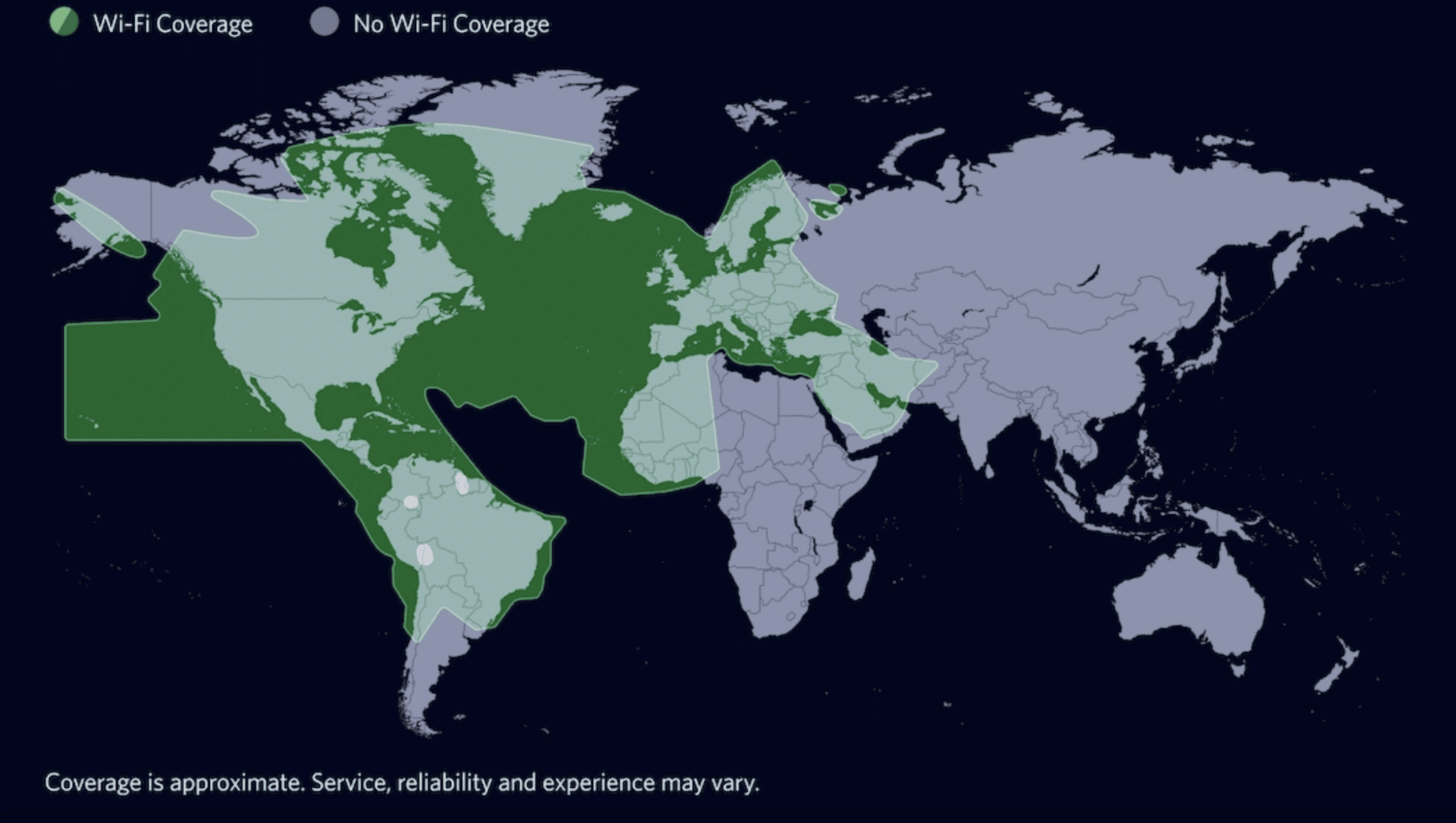 Delta WiFi Connect: Delta Airlines Now Offers Free In-Flight WiFi 2 Delta Wi-Fi Coverage Map