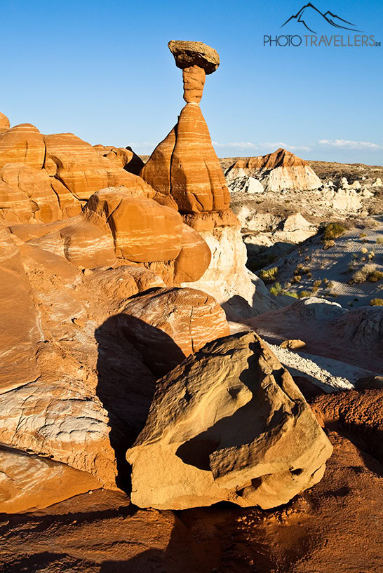 Im Gebiet der Toadstool Hoodoos in Utah