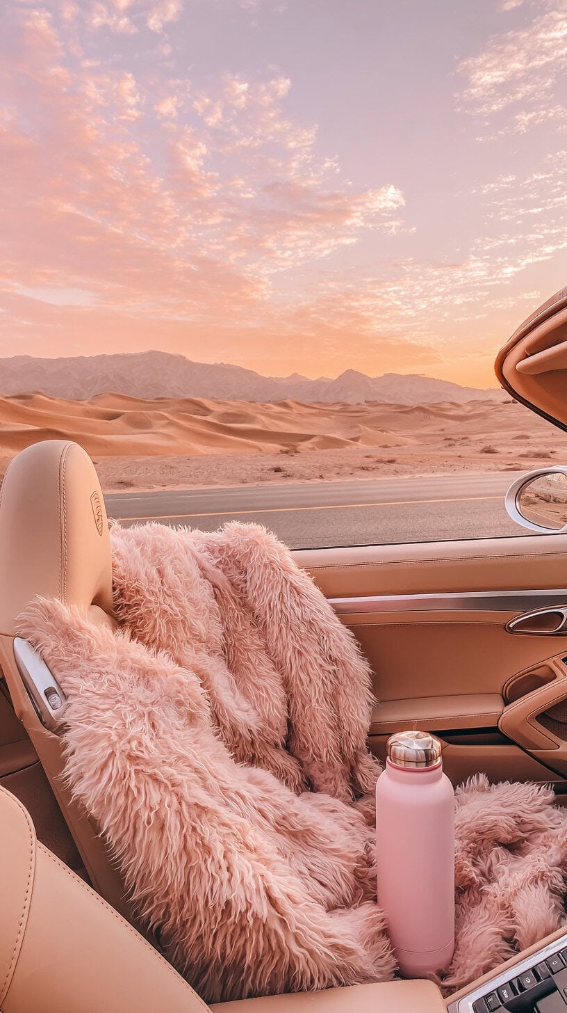 Road trip in the desert.