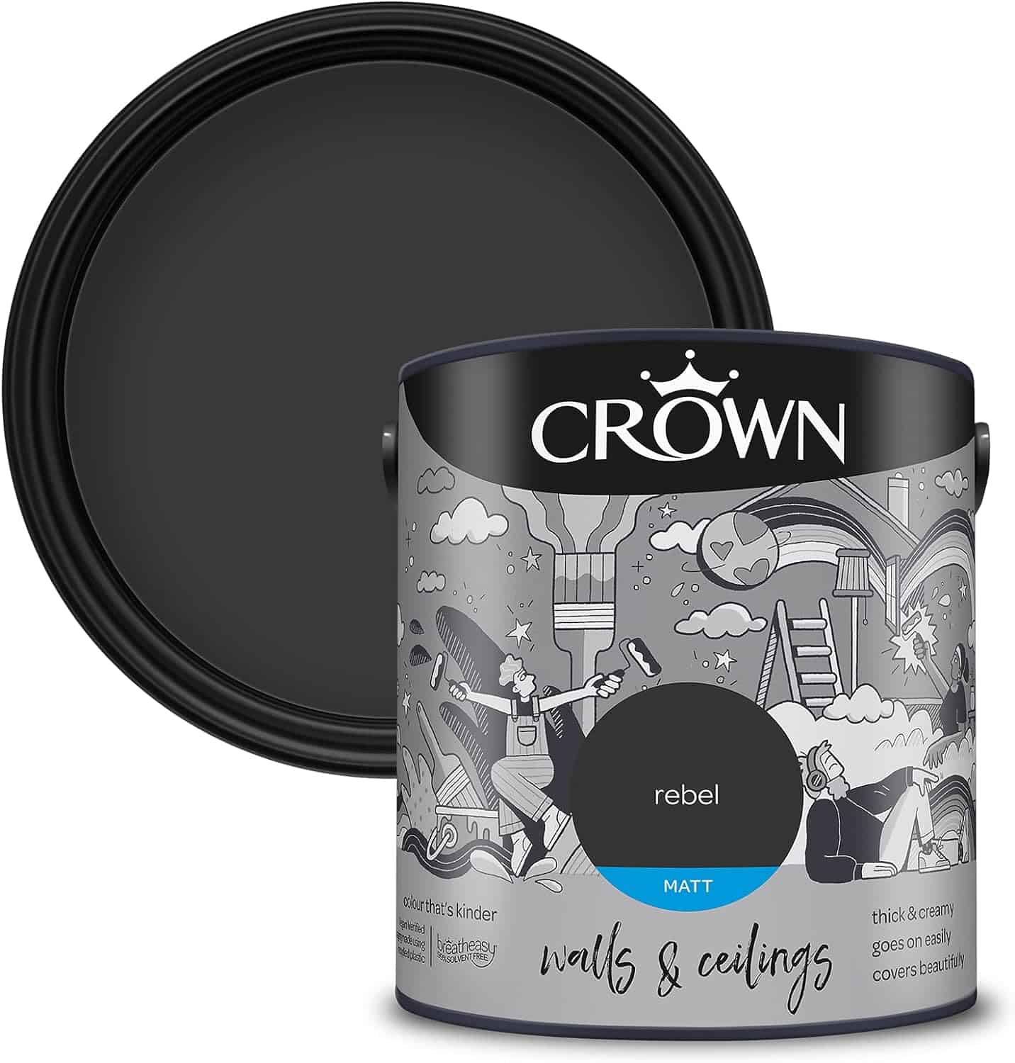 rebel black best colors for home office.