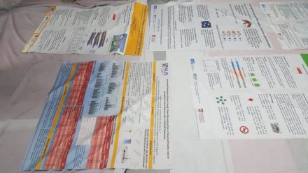 foldable fabric poster