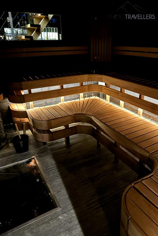 Eine Sauna im Son Spa bei Oslo
