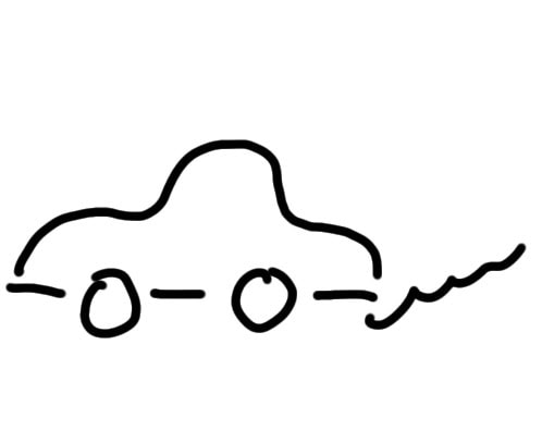 sketchnote Auto zeichnen