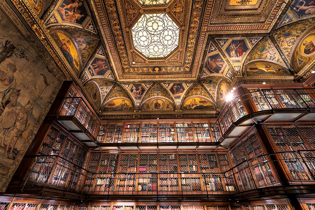 Die imposante Morgan Library in New York