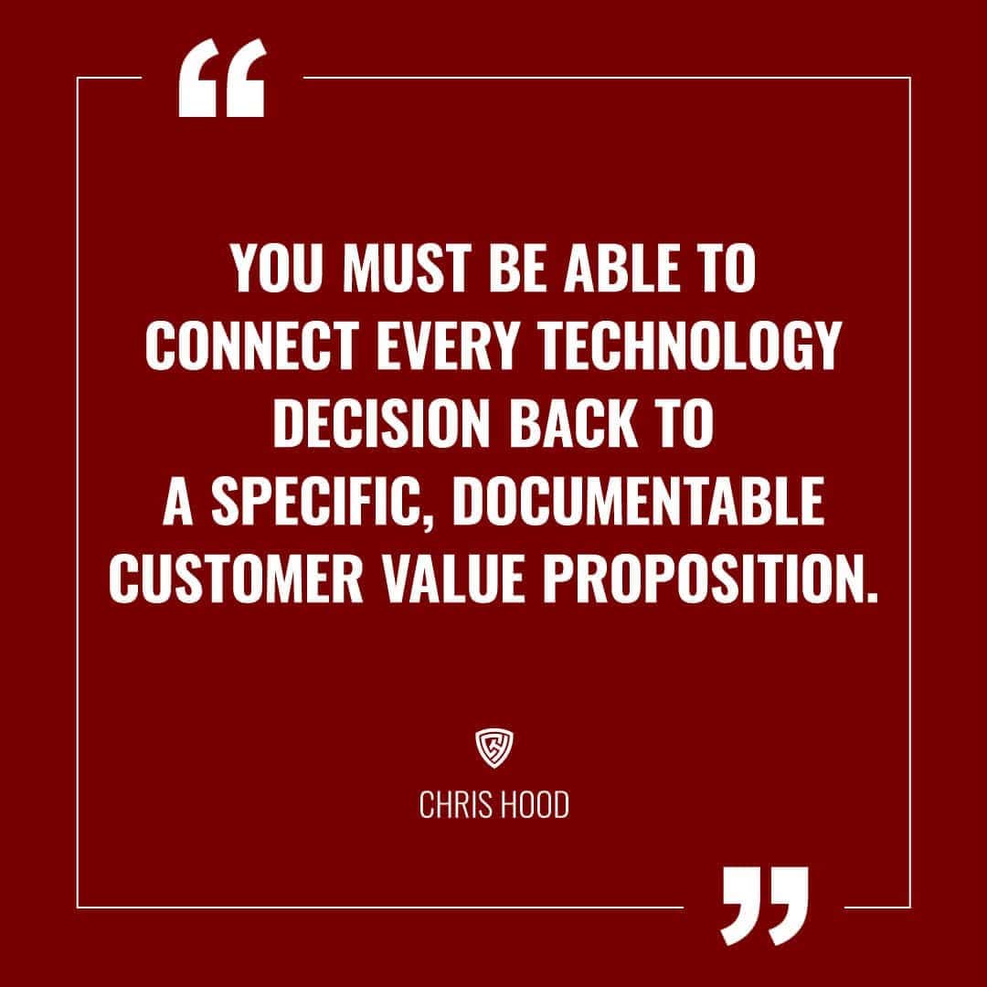 chrishood-quote-techdecisions » Chris Hood Connecting technology decision-making with customer value propositions in digital marketing and business strategies.