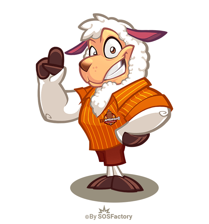 Lamb Mascot Character Lamb Mascot Character