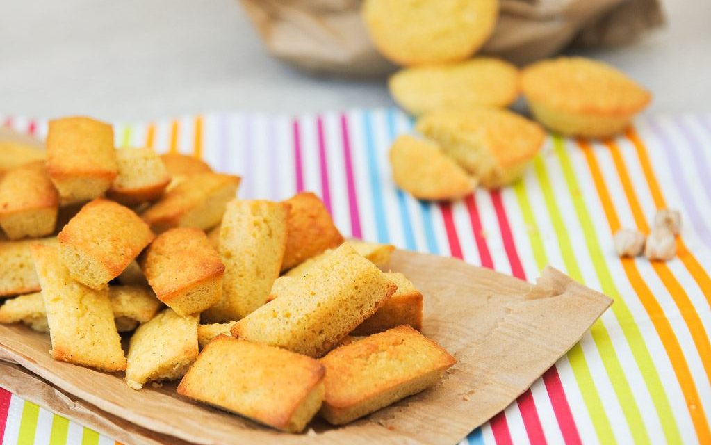 Financiers aux amandes et aux pois chiche