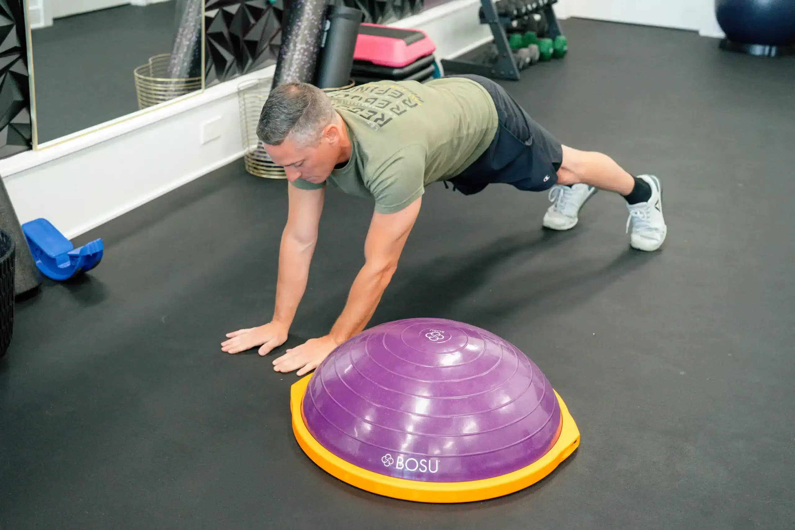 Bosu Ball Plank Exercise