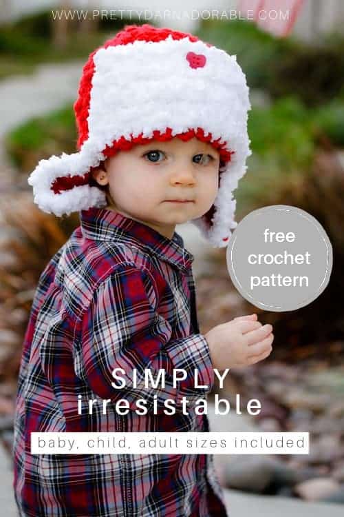child free crochet aviator hat pattern
