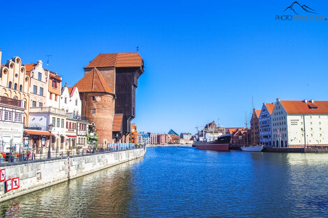 Blick auf das Krantor und das Nationale Maritime Museum