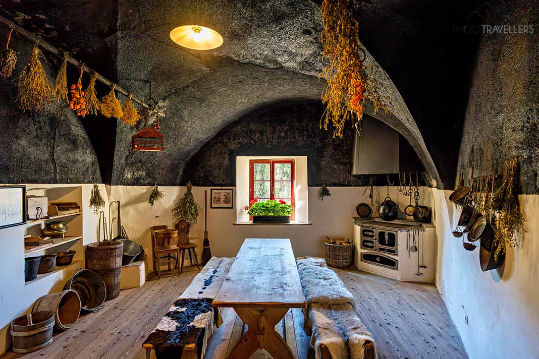 Alte Küche im Schloss Welsperg