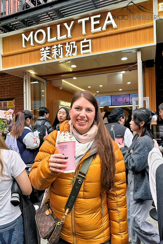 Reisebloggerin Biggi Bauer bei Molly Tea in New York