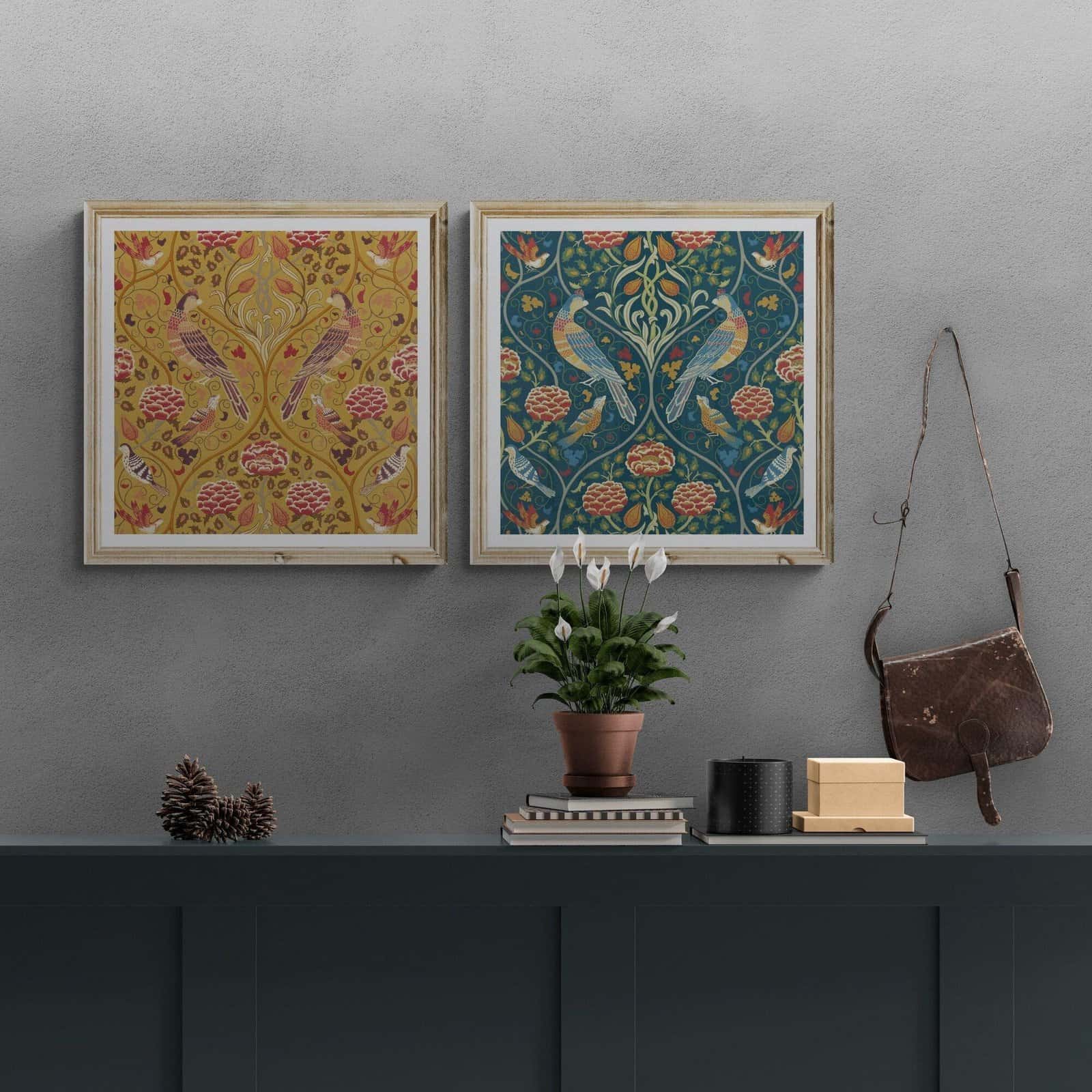 il_fullxfull.5427509714_pvoy.jpg William Morris 'Seasons' Art Print Set: Cottagecore Home Decor