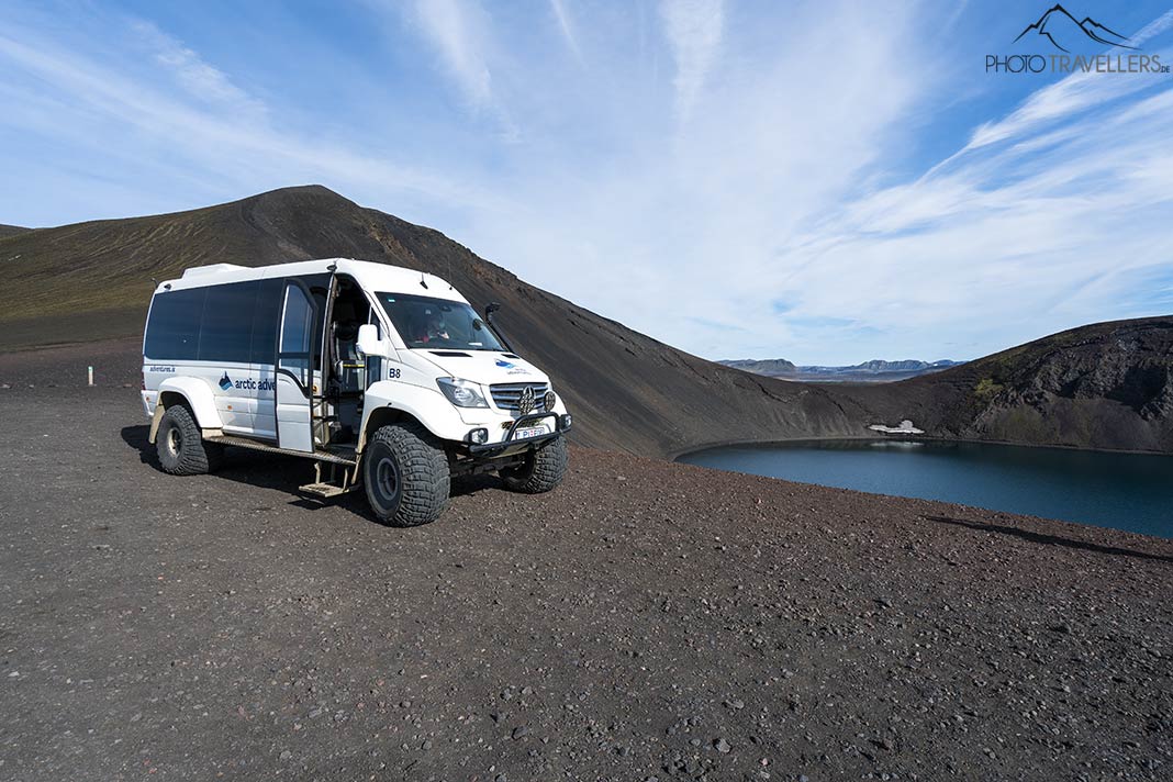 Mit dem Superjeep im Hochland von Island