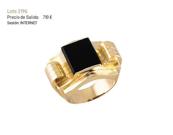 elMONTE - Fundación Montemadrid - Subasta febrero 2026 - Sortija