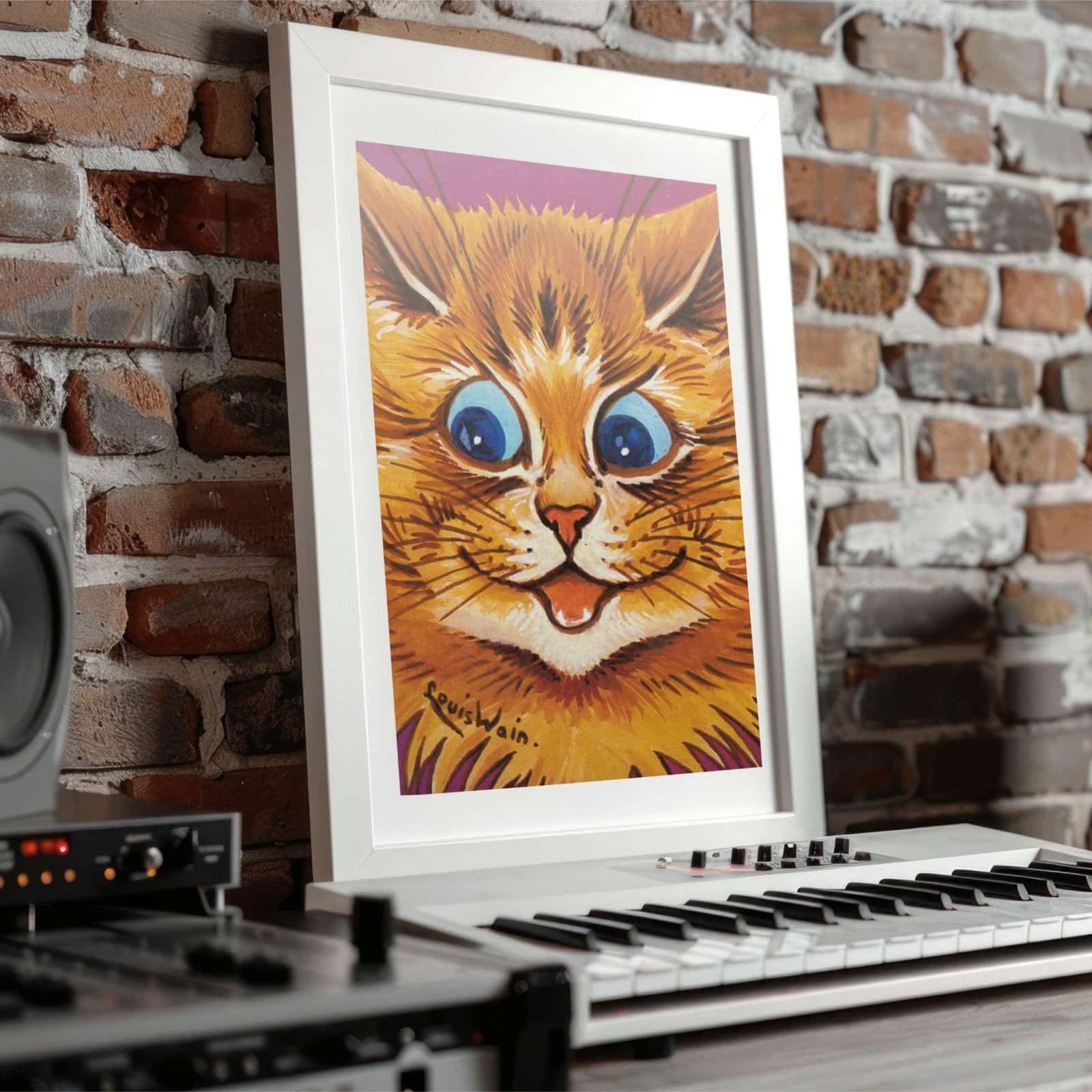 il_fullxfull.7819290634_qarm.jpg Louis Wain - Printable Wall Art, English Artist, Cat Illustration, Digital Download