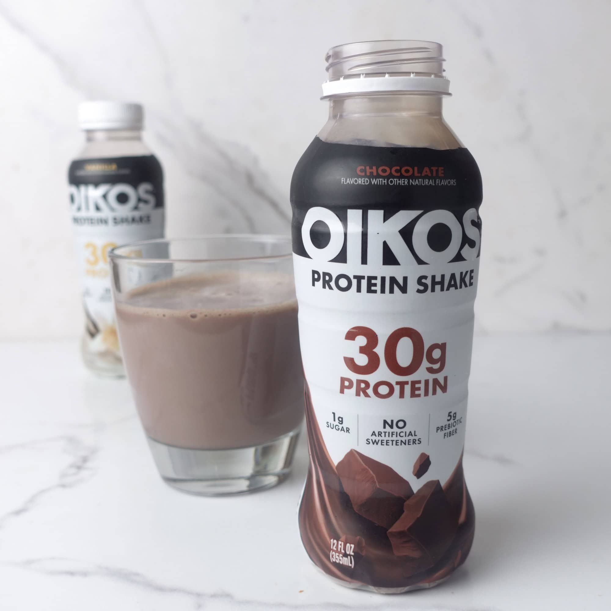 Oikos chocolate protein shake