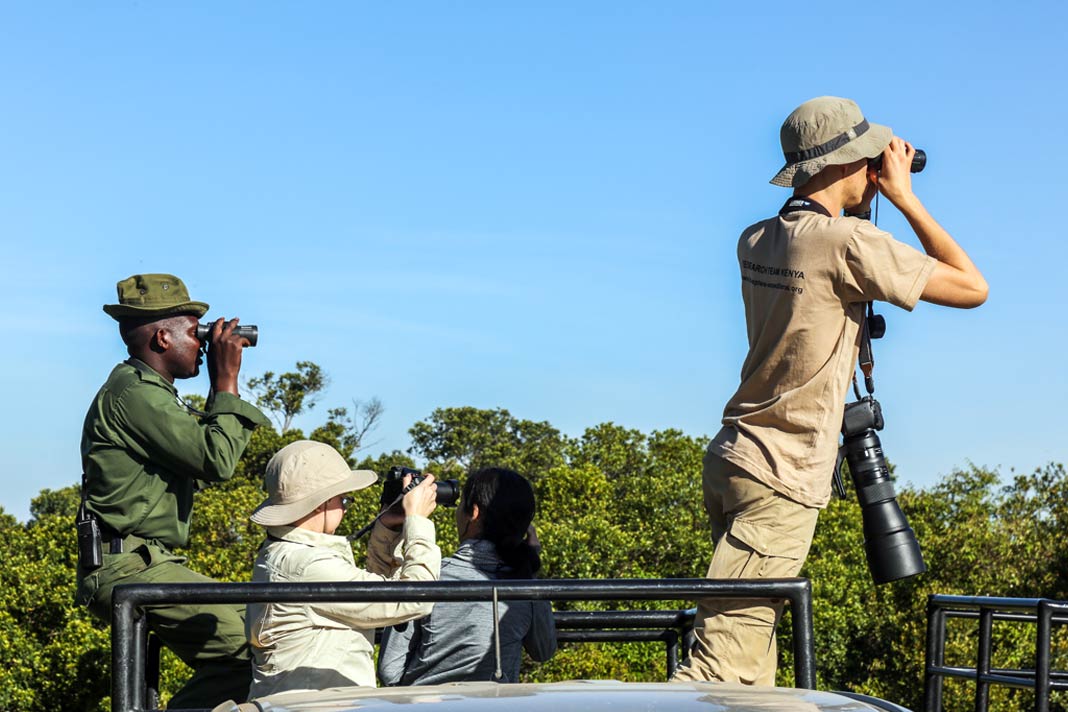 In Kenia kannst du dich auch sinnvoll betätigen und an einer Biosphere Expedition teilnehmen
