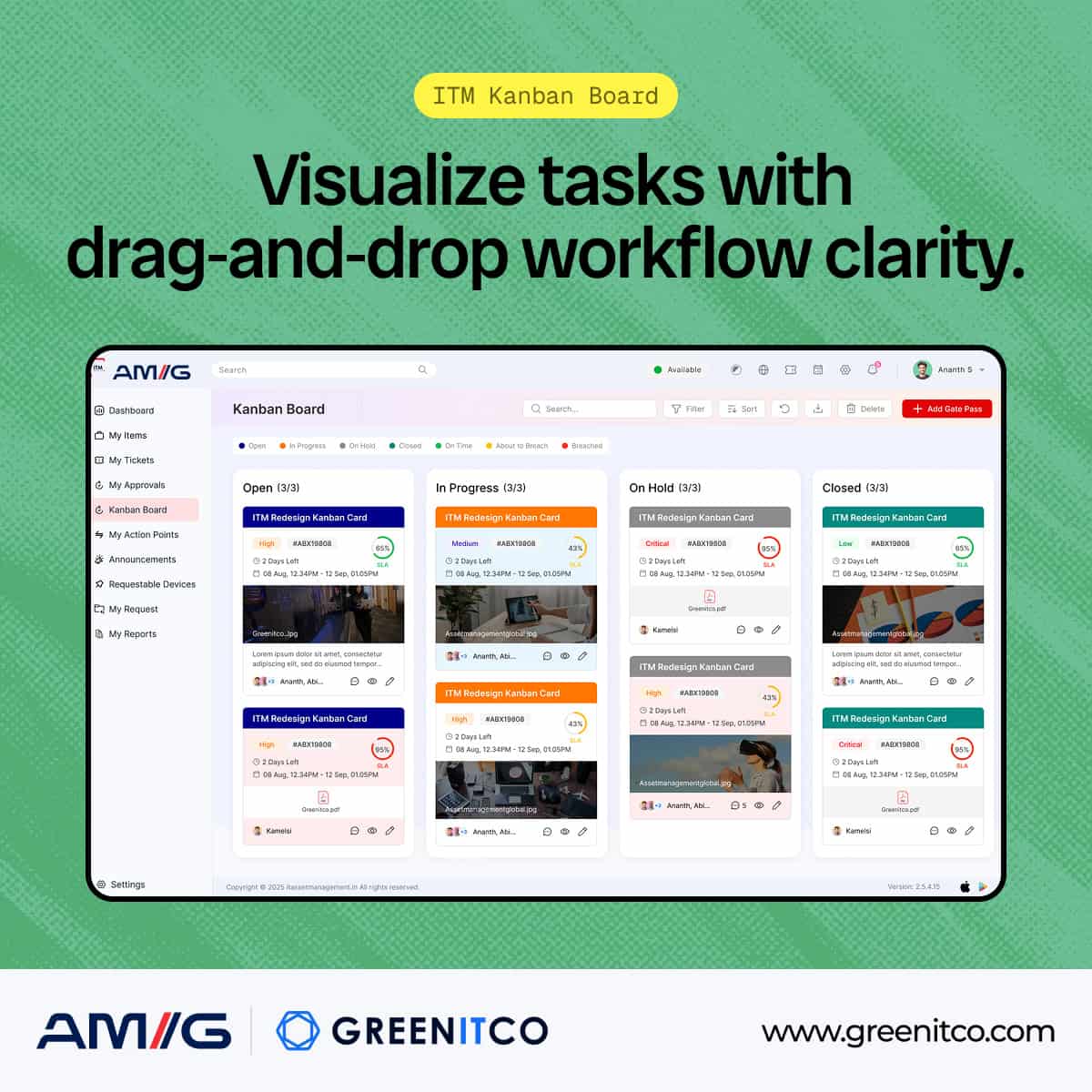 Best IT asset management software dashboard for tracking hardware, software licenses, RFID assets, and IT inventory management system.