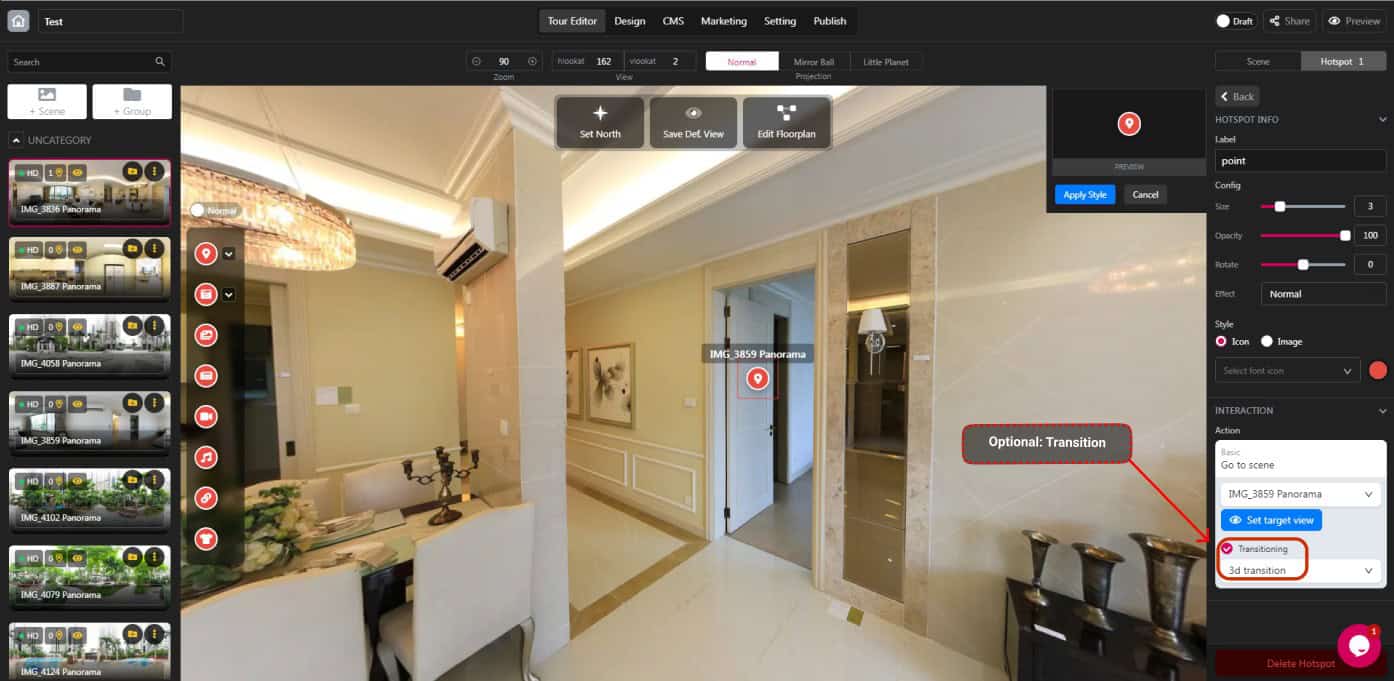 Link Scenes with Navigation Hotspot 6 Gfjrh4yC4J