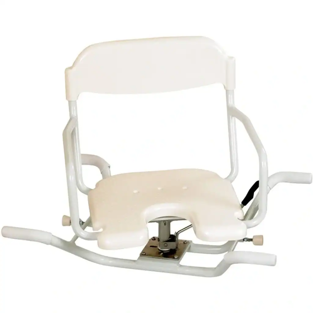 Days White Line Swivelling Bath Seat