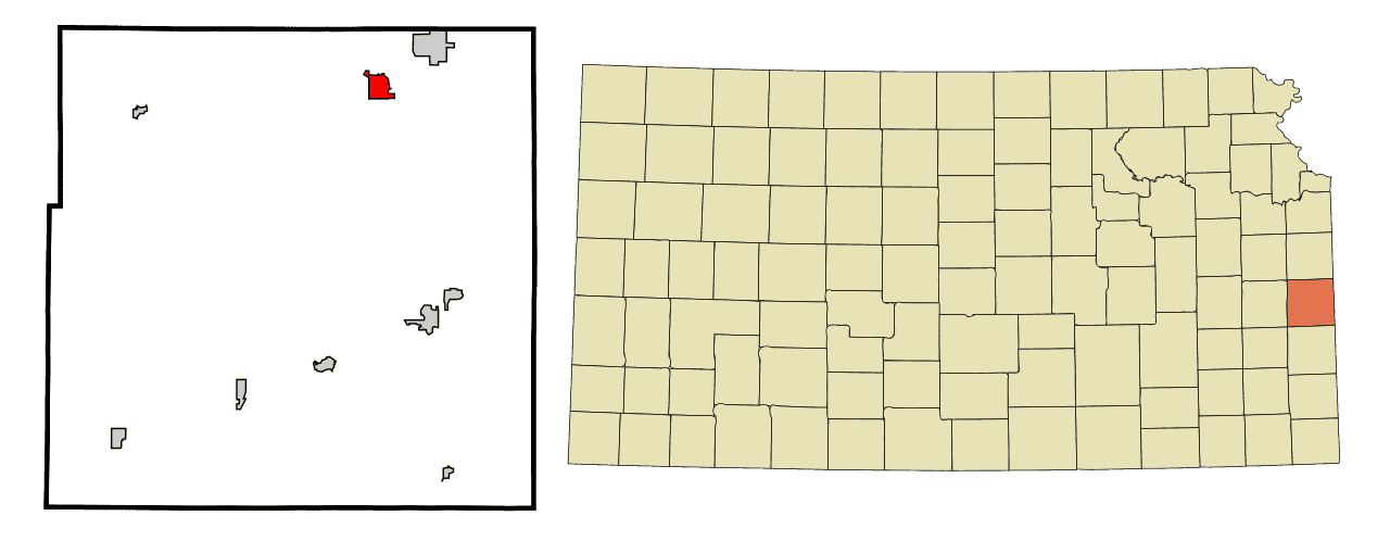 La Cygne, Linn County, Kansas. The barrels holding Suzette Trouten and Izabela Lewicka were found on Robinson's property