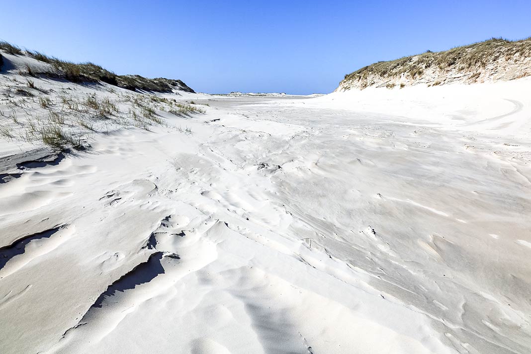 Die Dünen im Osten sind ebenfalls wunderschön