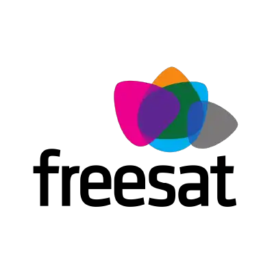freesat logo black Freesat brand logo