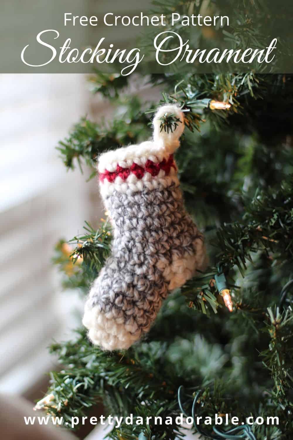 crochet Christmas stocking