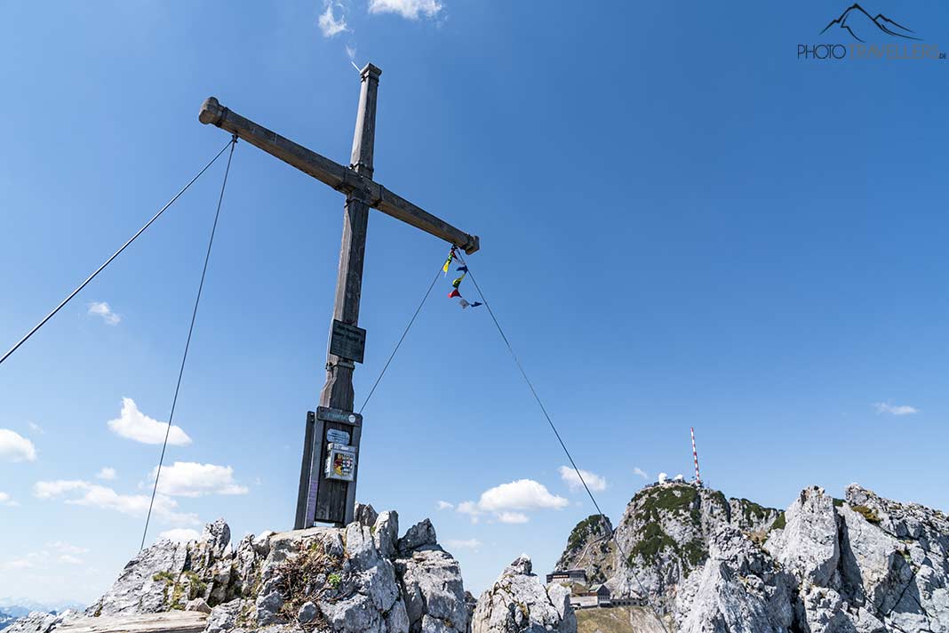 Das Gipfelkreuz der Kesselwand