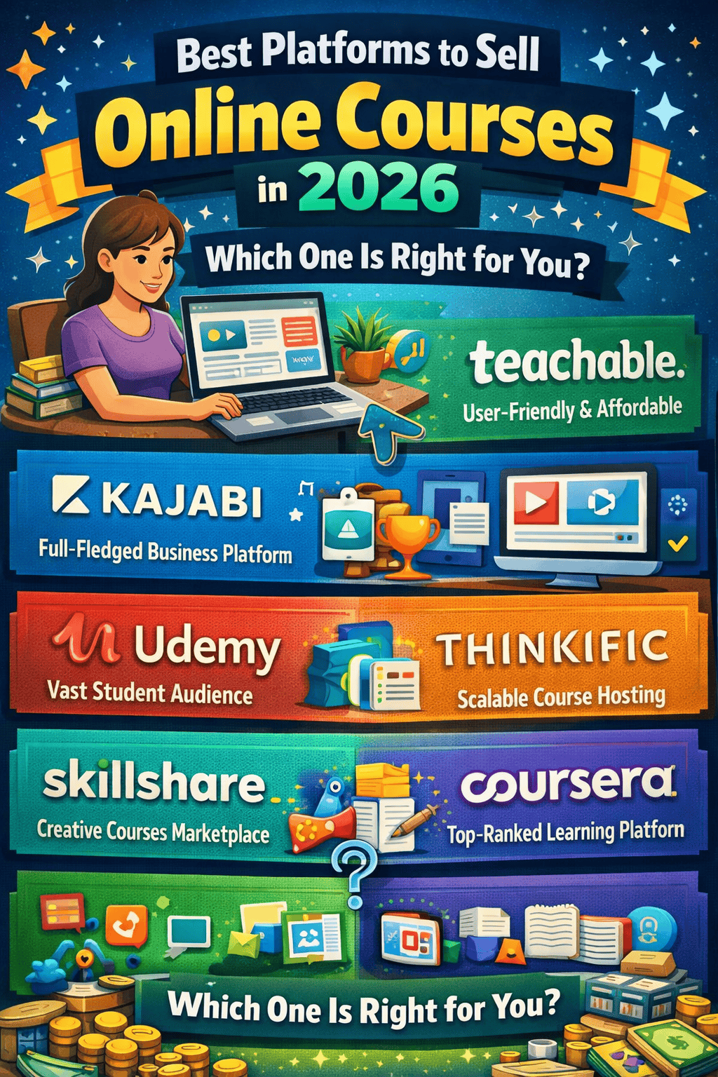 Best Platforms to Sell Online Courses in 2026