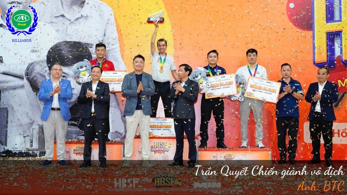 Trần Quyết Chiến giành vô địch | Ảnh BTC