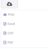Export reports in different formats